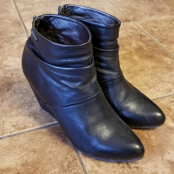 Diesel Black leather booties - Picture 4 of 9